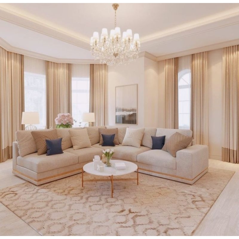 sofa sudut minimalis modern sofa ruang tamu elegant