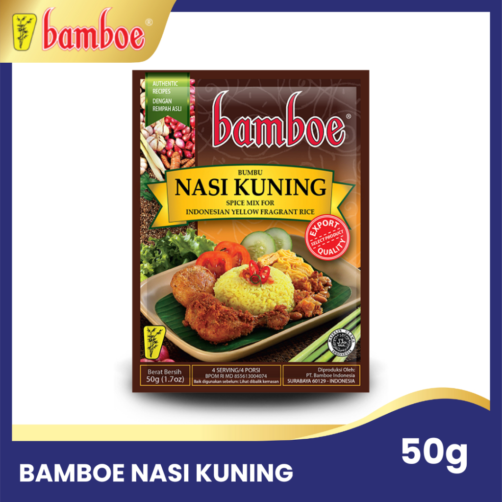 

Bamboe Bumbu Nasi Kuning 50 Gr