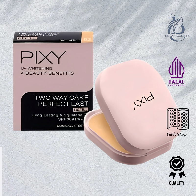 Pixy Two Way Cake Perfect Last Refill | Pixy UV Whitening Twc Perfect Last Refill  , Bedak Padat Pix