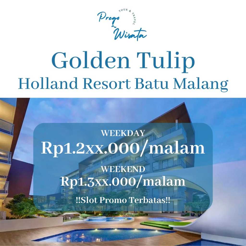 Voucher Hotel Golden Tulip Holland Resort Batu