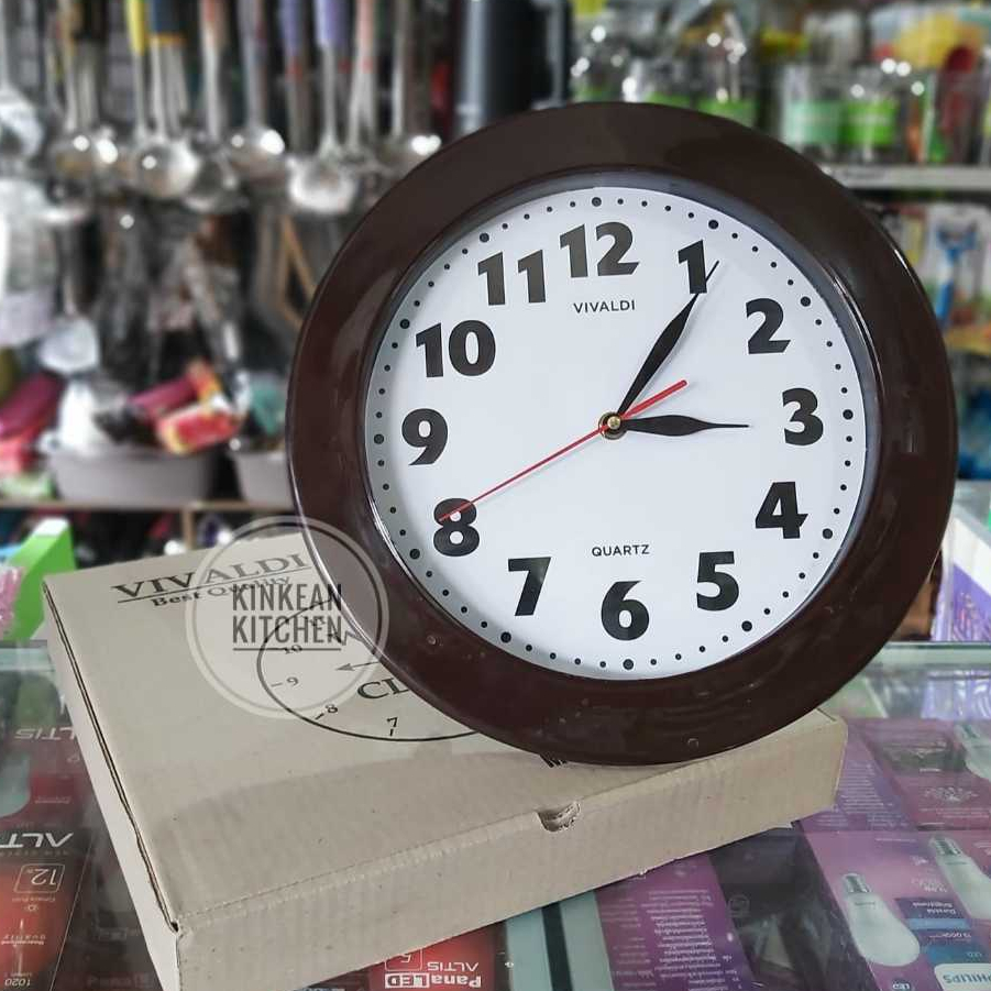 Jam Dinding Bulat Polos 30cm