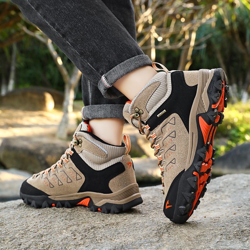 Sepatu Gunung SNTA 506 BEIGE / Sepatu Hiking SNTA / Sepatu Outdoor SNTA / Sepatu Original SNTA