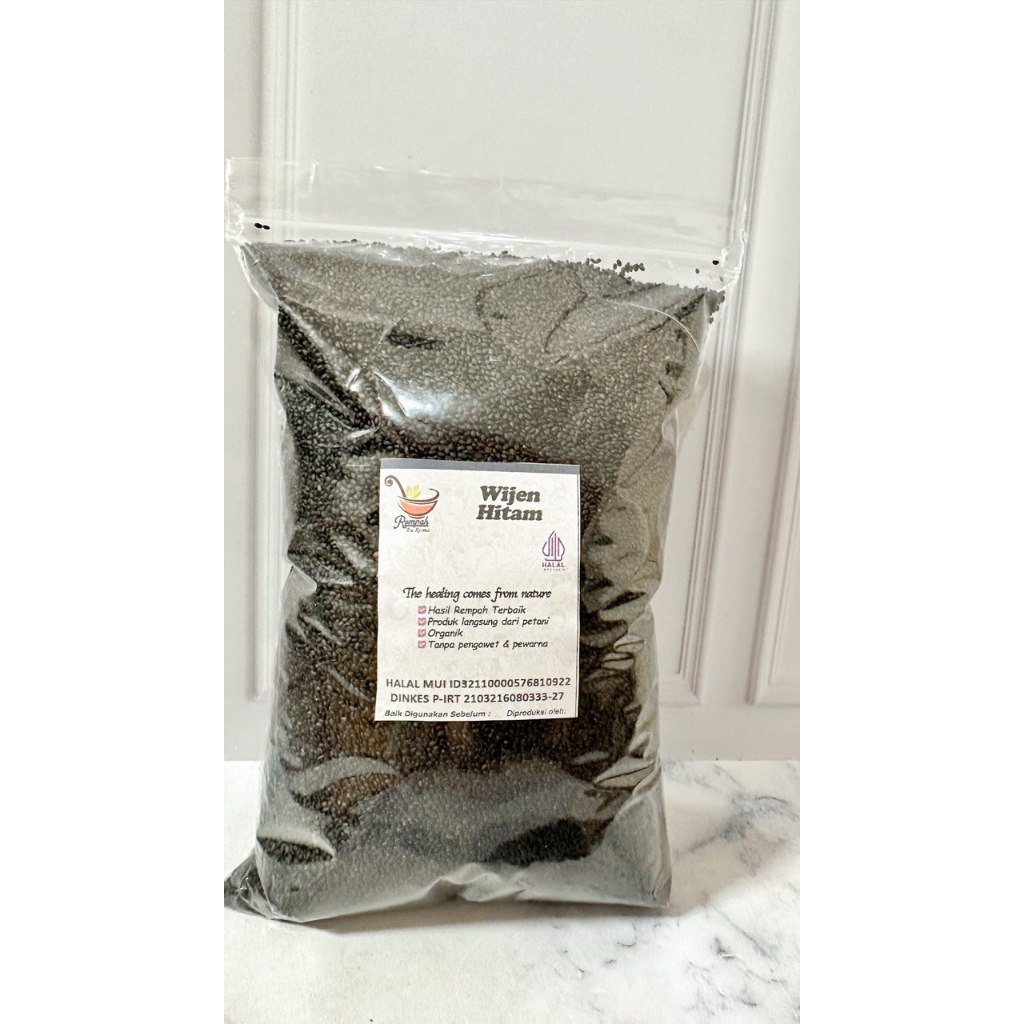 

Wijen Hitam Pilih Varian Berat - Rempah Bu Risma