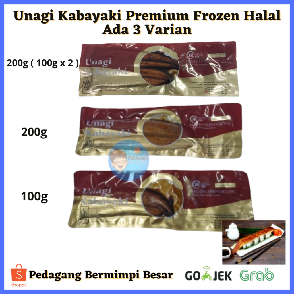 

Unagi Kabayaki Premium Frozen Halal/ Unagi Kabayaki/ Unagi