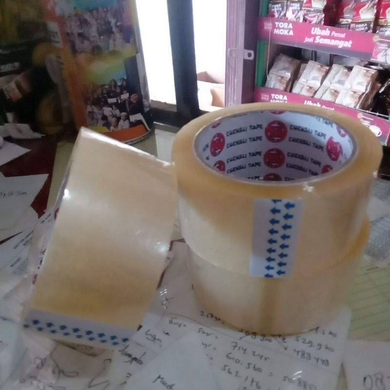

Lakban Selatip Bening Kardus