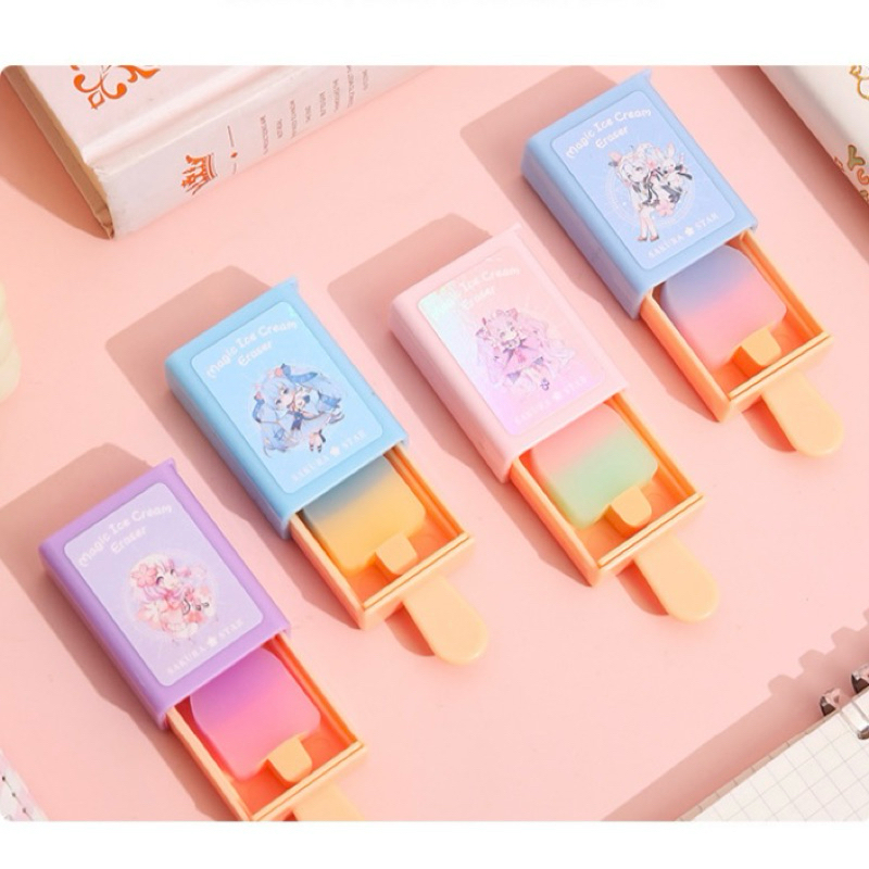 

Ice Cream Stick Eraser Penghapus Motif Es Krim #KS0