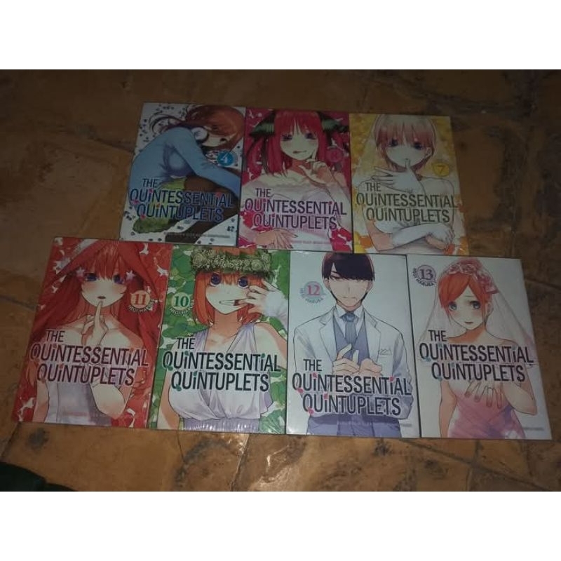 Komik Gotoubun no Hanayome vol 4 7 8 10 11 12 13