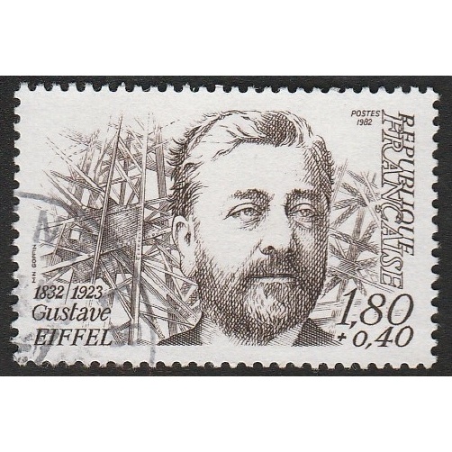 

A 11692 SATU BUAH PRANGKO PERANCIS TEMA GUSTAVE EIFFEL 1832-1923 DENGAN KONDISI SUDAH ADA CAP
