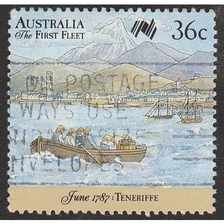 

A 11733 SATU BUAH PRANGKO AUSTRALIA TEMA THE FIRST FLEET TENERIFFE JUNE TAHUN 1787 DENGAN KONDISI SUDAH ADA CAP