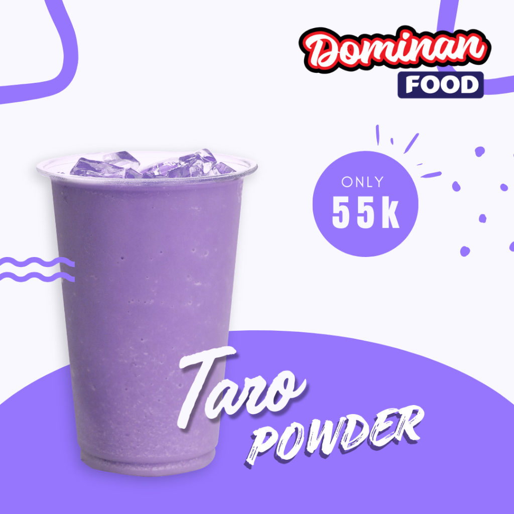 

Powder Drink Rasa Taro Dominan Food