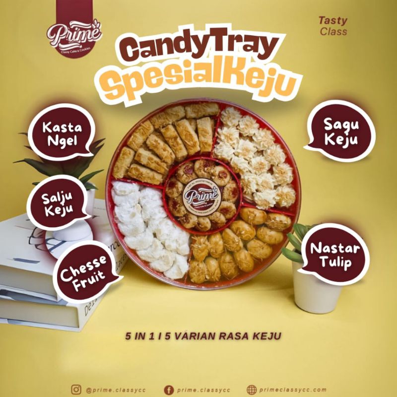 

Prime Cookies Kue Kering Lebaran Candy Tray