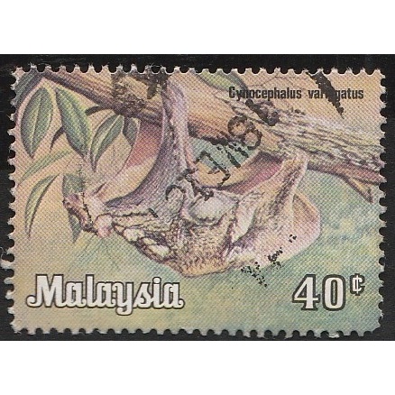 

A 11720 SATU BUAH PRANGKO MALAYSIA NOMINAL 40C TEMA SATWA KELELAWAR DENGAN KONDISI SUDAH ADA CAP