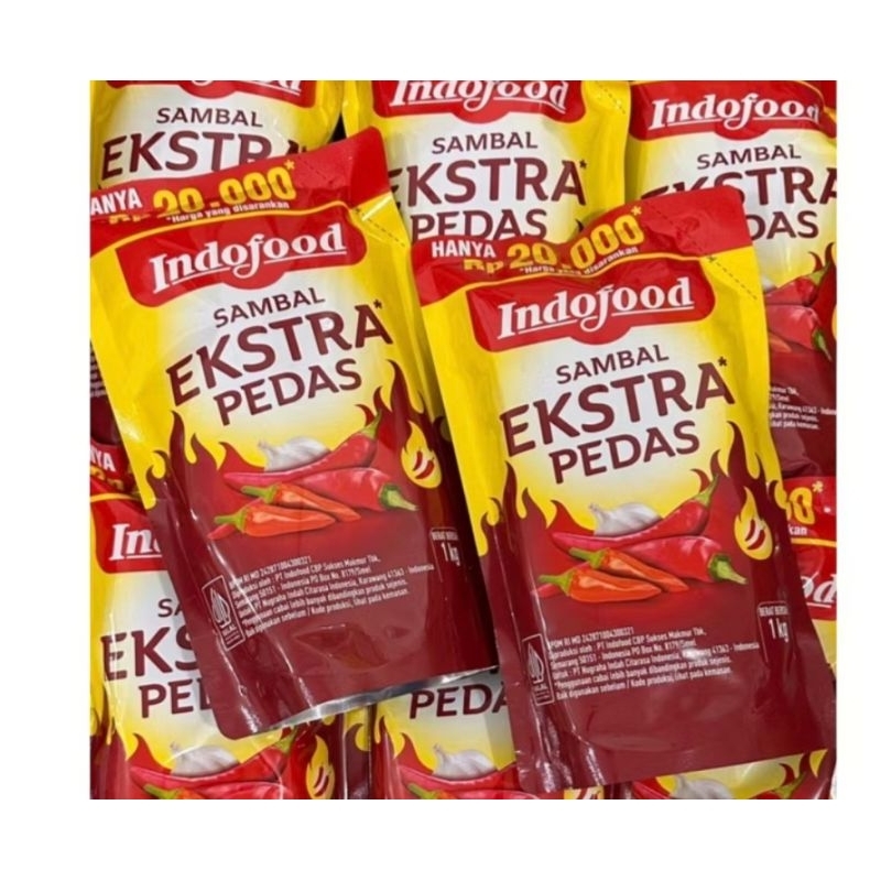 

Sambal Extra Pedas Indofood 1kg