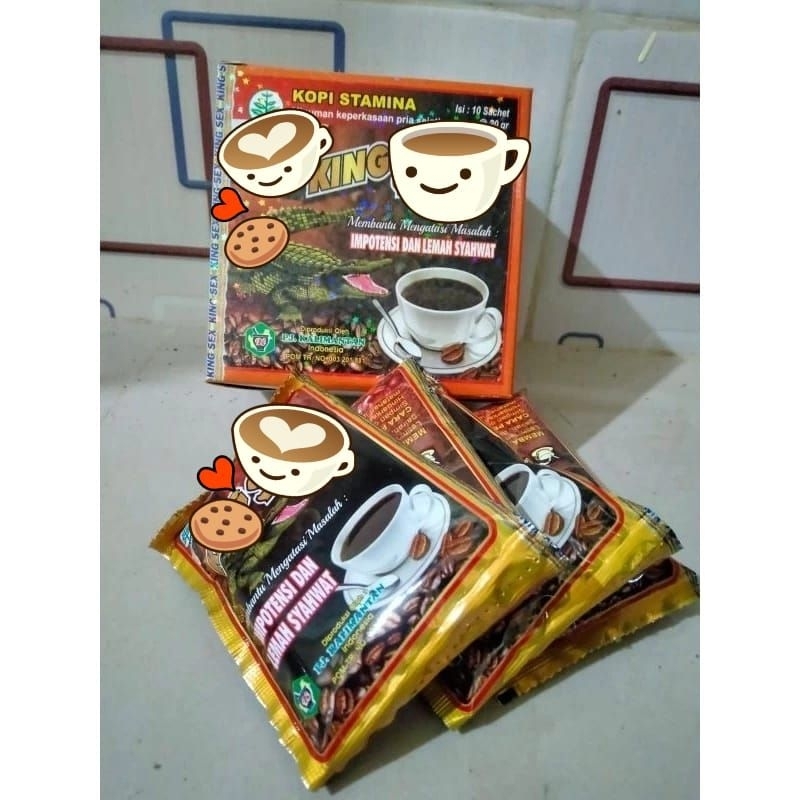 

KING SE COFFEE ORIGINAL KOPI KING SE BUAY4 MINUMAN KEBUGARAN PRIA