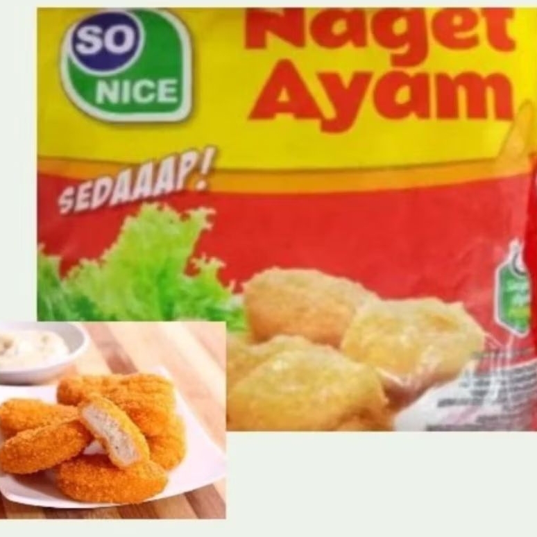 

nugget ayam so nice 500gr