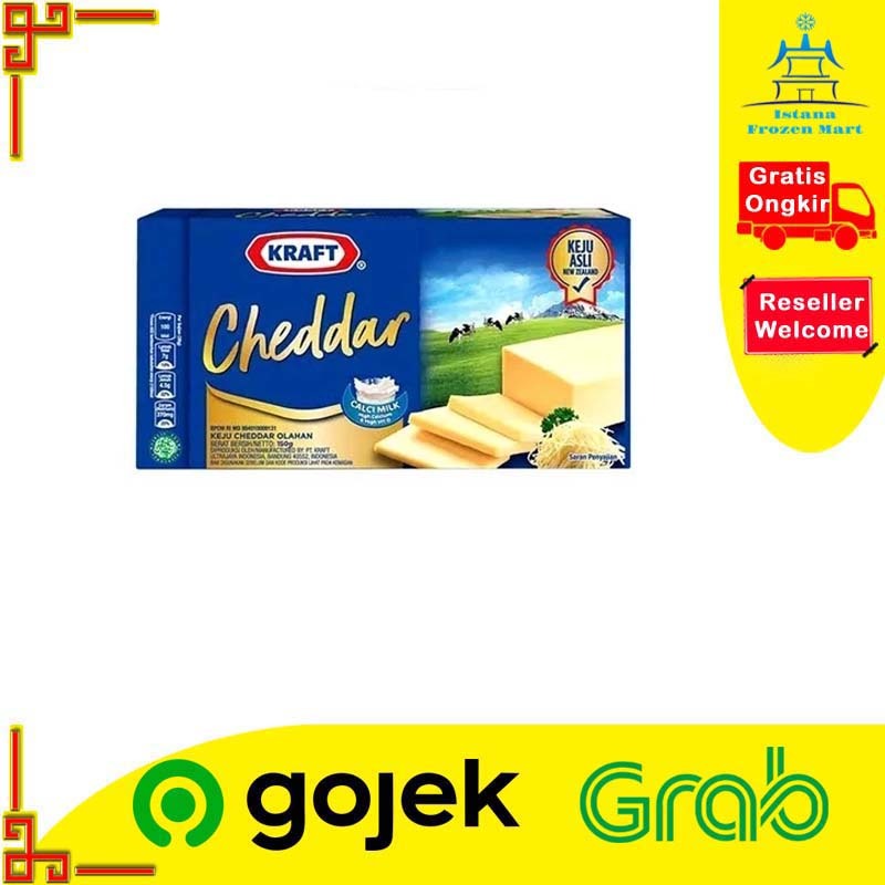 

Keju Cheddar 165 GR - KRAFT