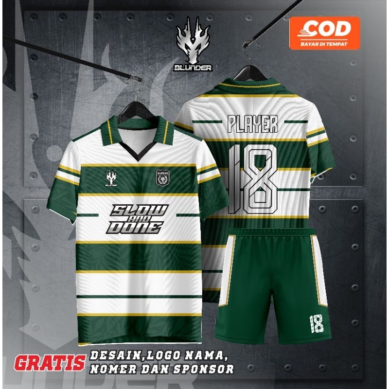 JERSEY BOLA / JERSEY FUTSAL / BAJU BOLA / BAJU FUTSAL / KAOS BOLA / KAOS FUTSAL GRATIS GANTI NAMA NO