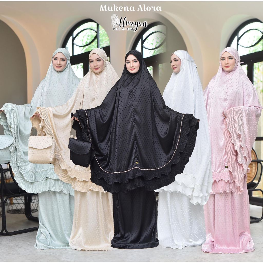 Mukena Alora Cantik Mewah Elegan By Almeyra Premium