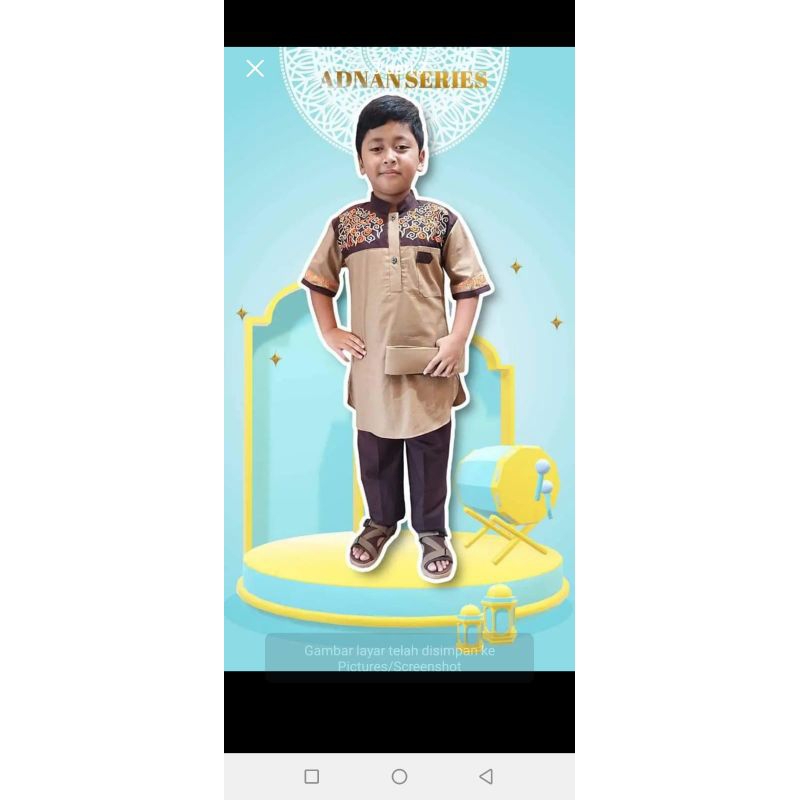 koko cigaret lengan pendek (koko adnan)