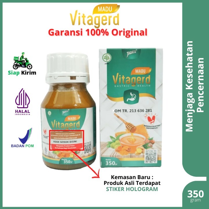 

Madu Vitagerd Herbal 100% Original Untuk Menjaga Kesehatan Pencernaan Asli