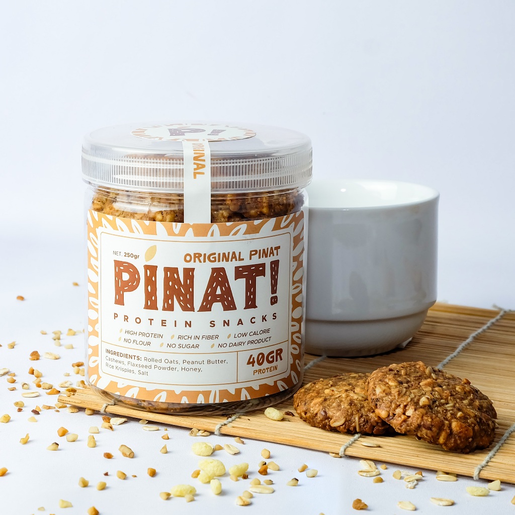 

PEANUT OATMEAL PROTEIN DIET COOKIES | ORIGINAL PINAT