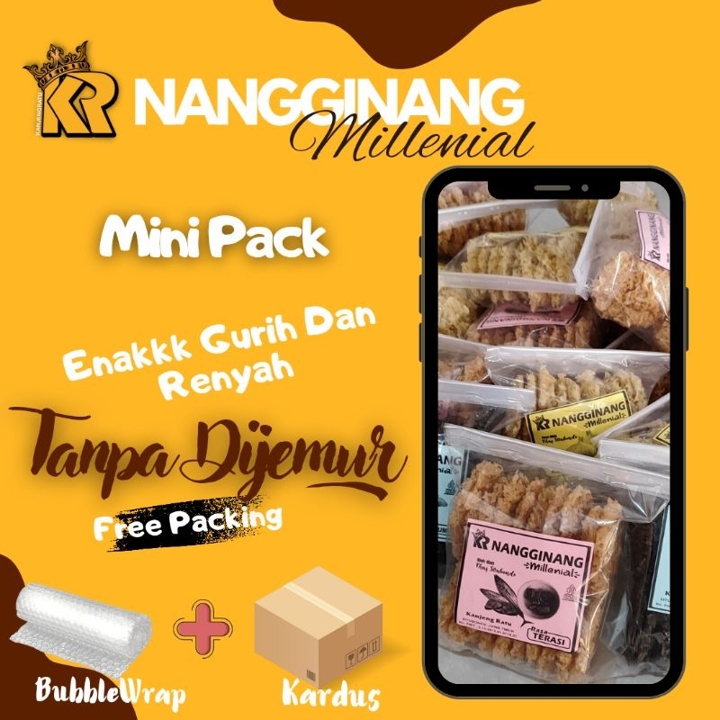 

Nangginang Millenial by Kanjeng Ratu Rengginang ikan Khas Situbondo Rengginang Mini Pack Rengginang Mini Pack