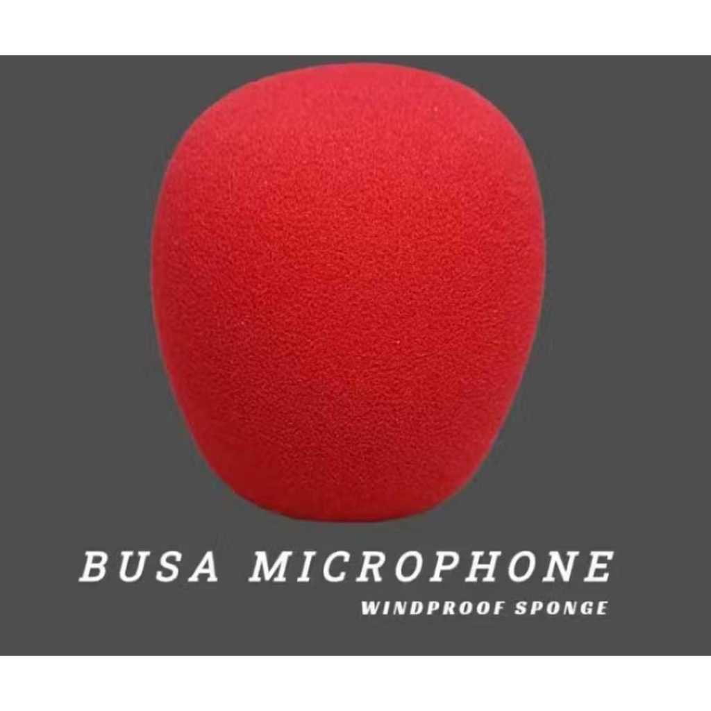 Busa Microphone/Sarung Microphone/Spon Microphone/Foam Mic karaoke - Busa Mic 1pc