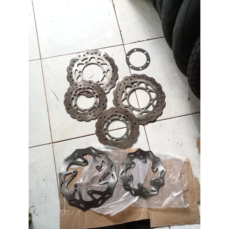 cakram depan belakang original copotan klx G klx BF