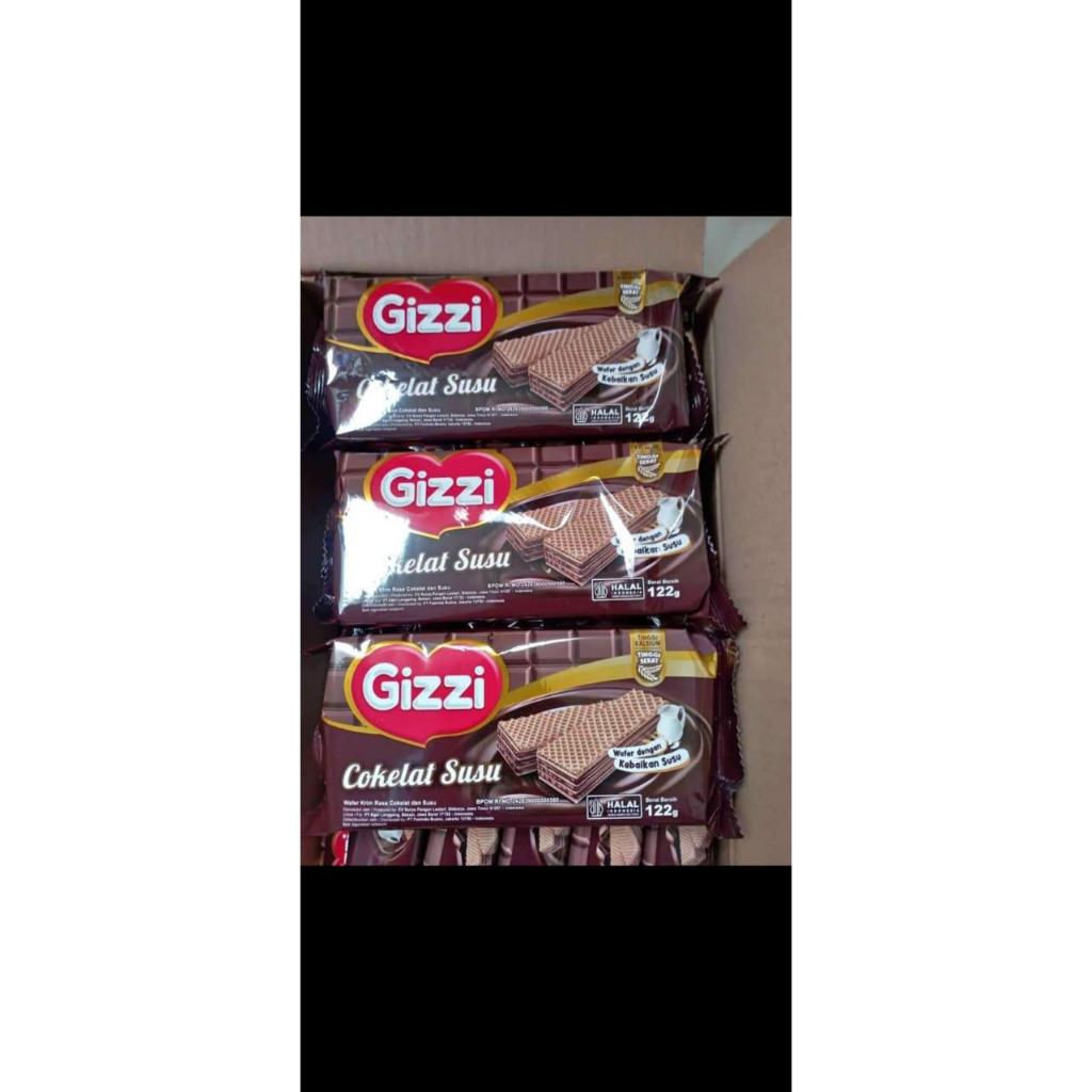 

PROMO beli 1 gratis 1 Wafer Gizzi cokelat susu 122gr banded 2pcs |