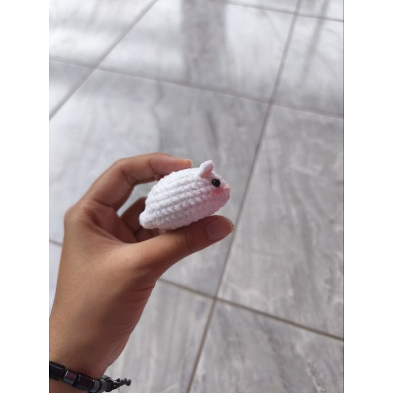 ganci amigurumi hamster lucu