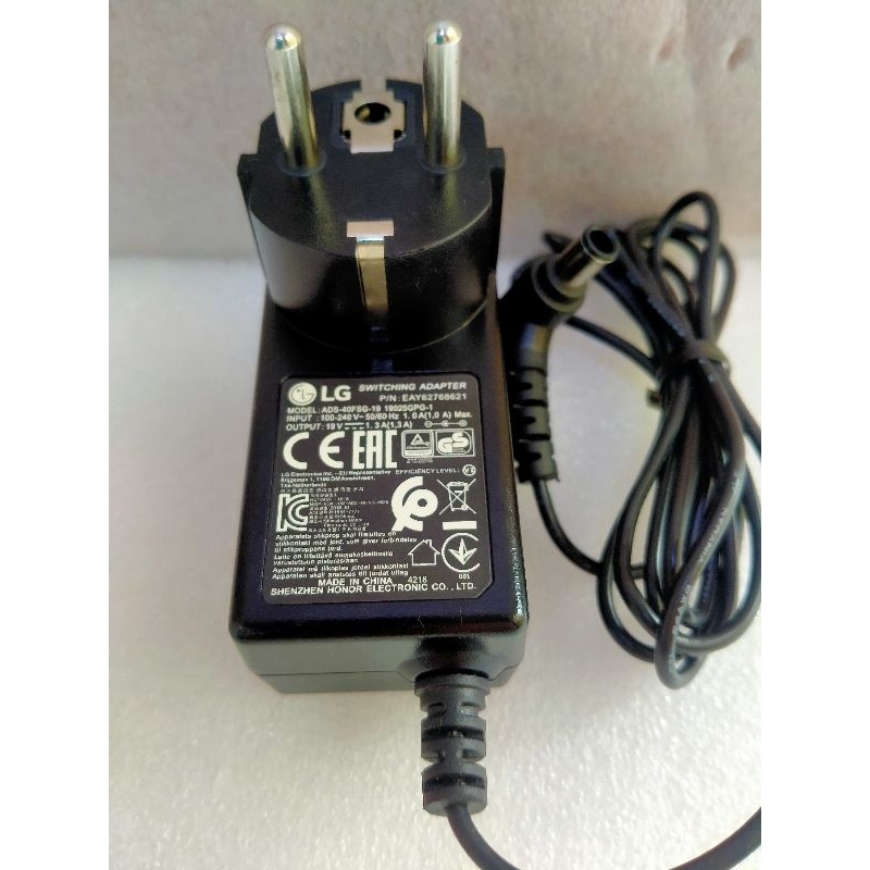 Adaptor LG 19v-1,3a ADS-40FSG-19 ORIGINAL LG.