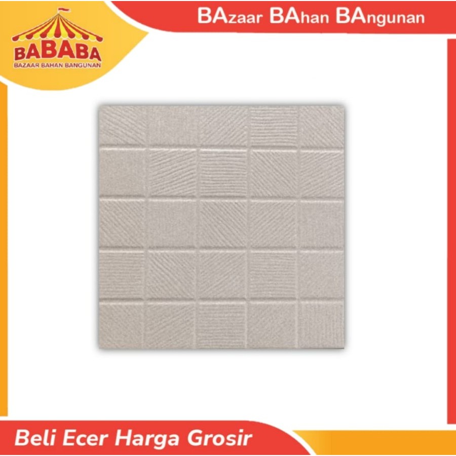 Keramik Lantai Kamar Mandi Asia 25x25 Alpha Brown