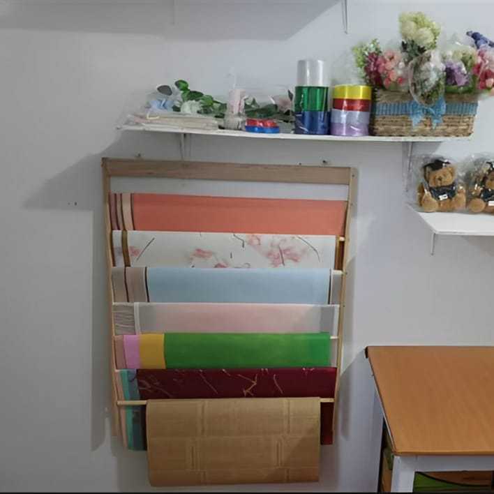 Rak Kertas Wrapping 12Susun/ Rak Kertas Kado / Rak Multifungsi Termurah Dan Terlengkap