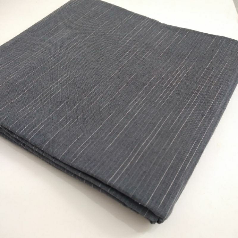 Kain Lurik Gerimis Abu Abu - Batik Lurik Gerimis Rintik Halus