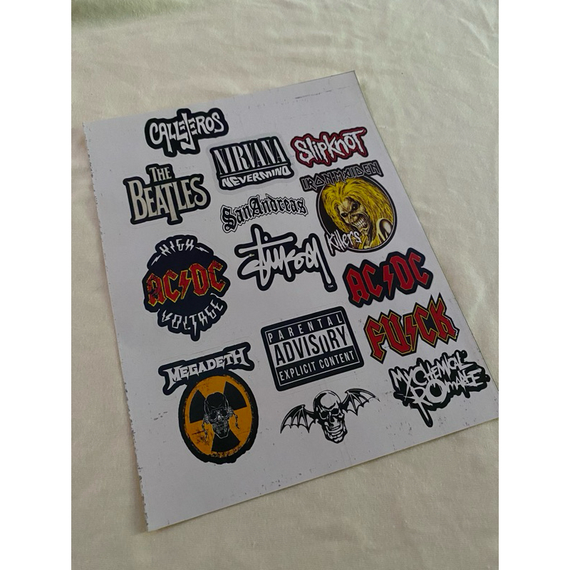 

Stiker Netral Band The Beatles Stiker Cutting Netral