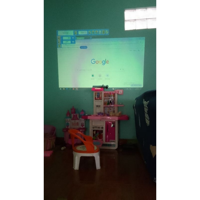 proyektor Sanyo minus bias warna pink