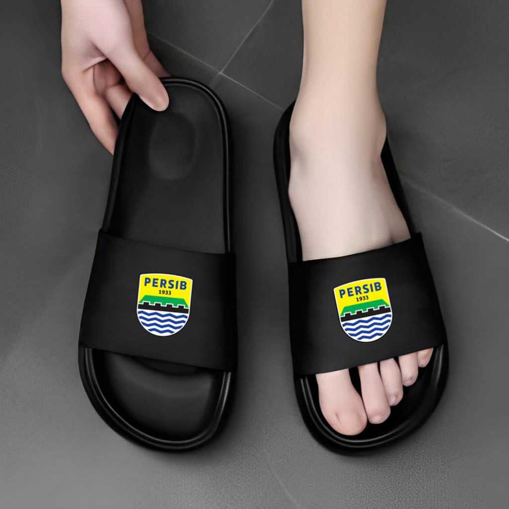 INDOSLIPER - Sandal Sliper Slide Bahan karet Phylon Anti Slip Tahan Air | Sandal Persib Bandung