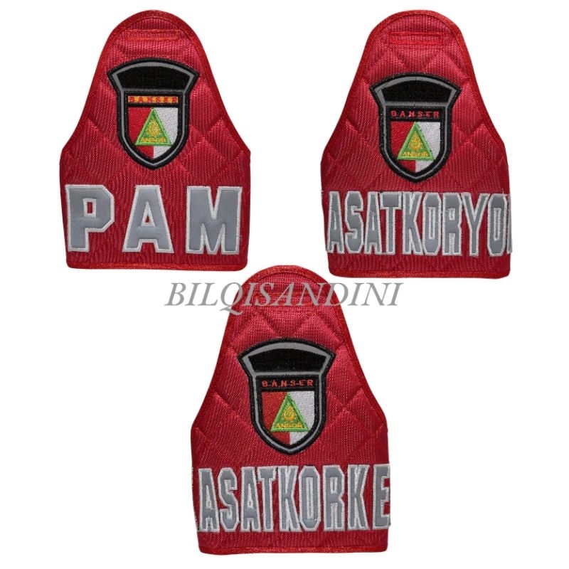ban lengan banser PAM/KASAT KORYON/KASATKORKEL