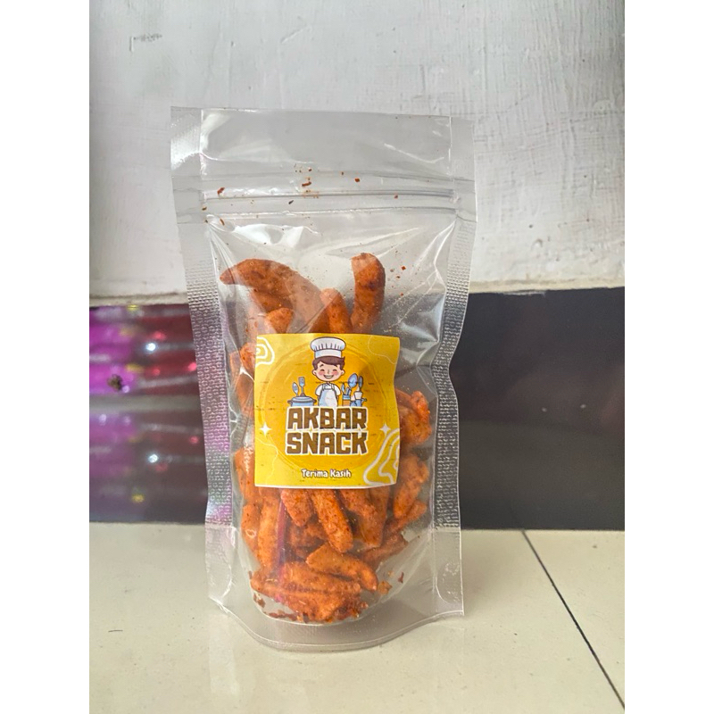 

Basreng pedas daun jeruk