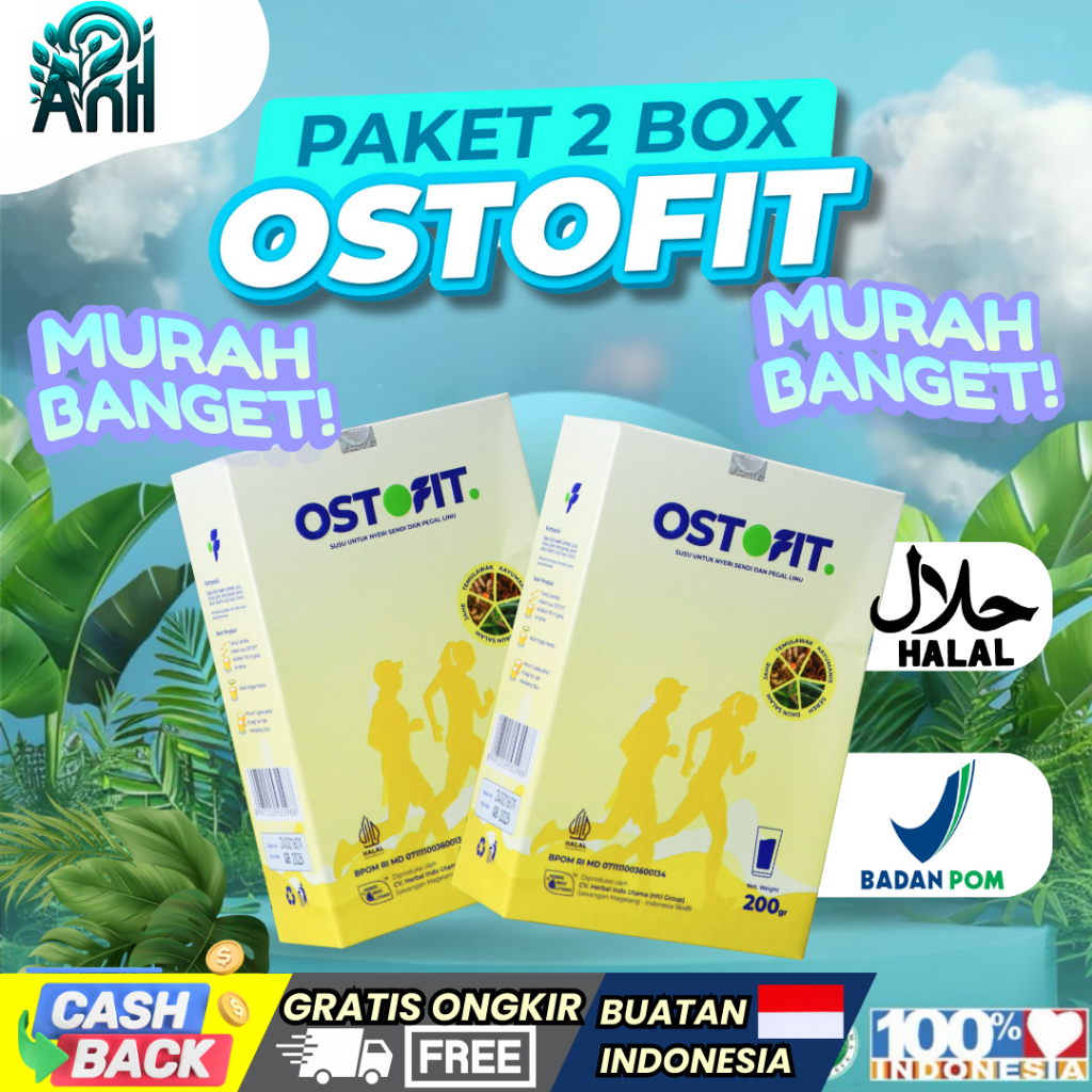 

OSTOFIT Susu Herbal Untuk Mengobati Masalah Nyeri Sendi dan Asam Urat