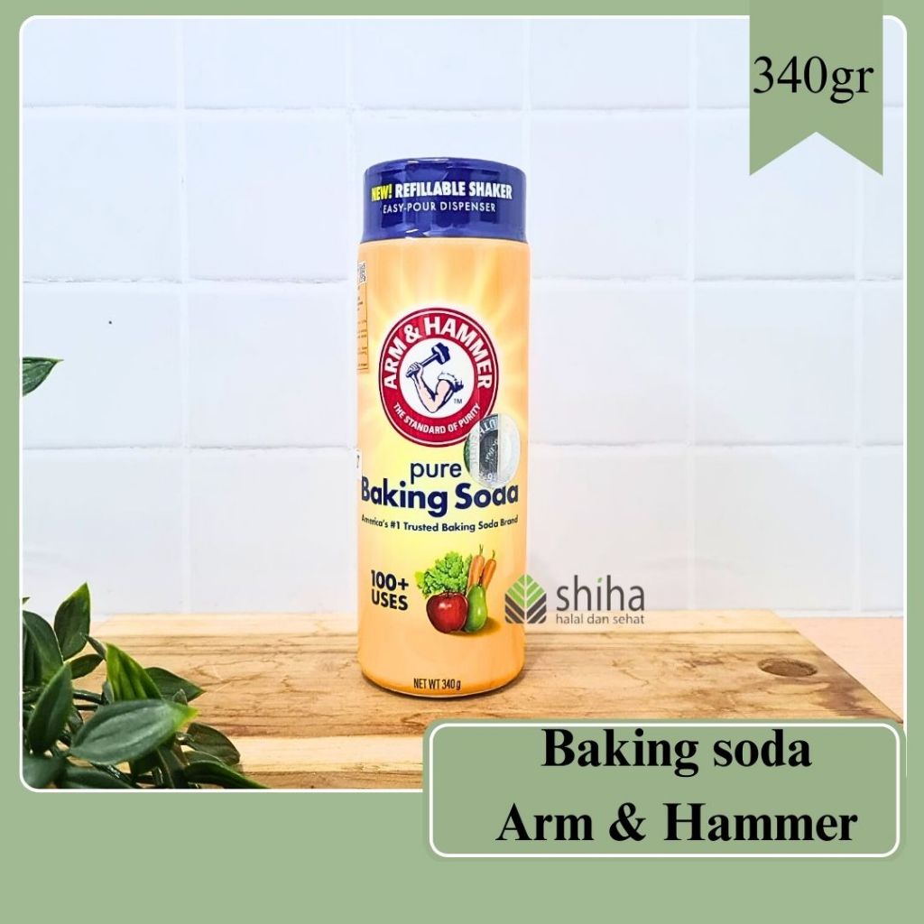 

Baking Soda Shaker 340gr Pencuci Buah Sayur Halal USA Arm and Hammer | Warung Shiha