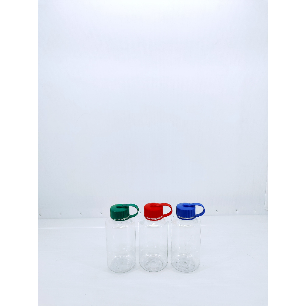 Tumblr Botol Air Minum Bening Polos Plastik 1 Liter 1000ml Starbuck Dundee Chielo