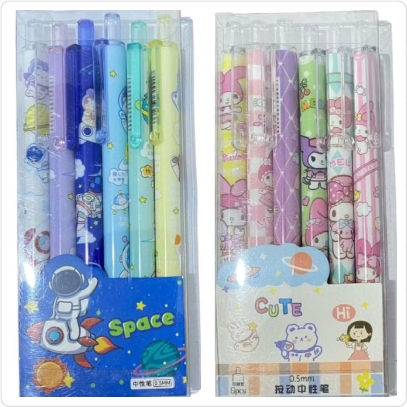 

Pulpen gel Sanrio, Astronot 0,5 mm (1 pcs) / Pulpen gel cetek astronot, sanrio / Pulpen SANRIO, ASTRONOT / Pulpen Gel Tayo per pcs