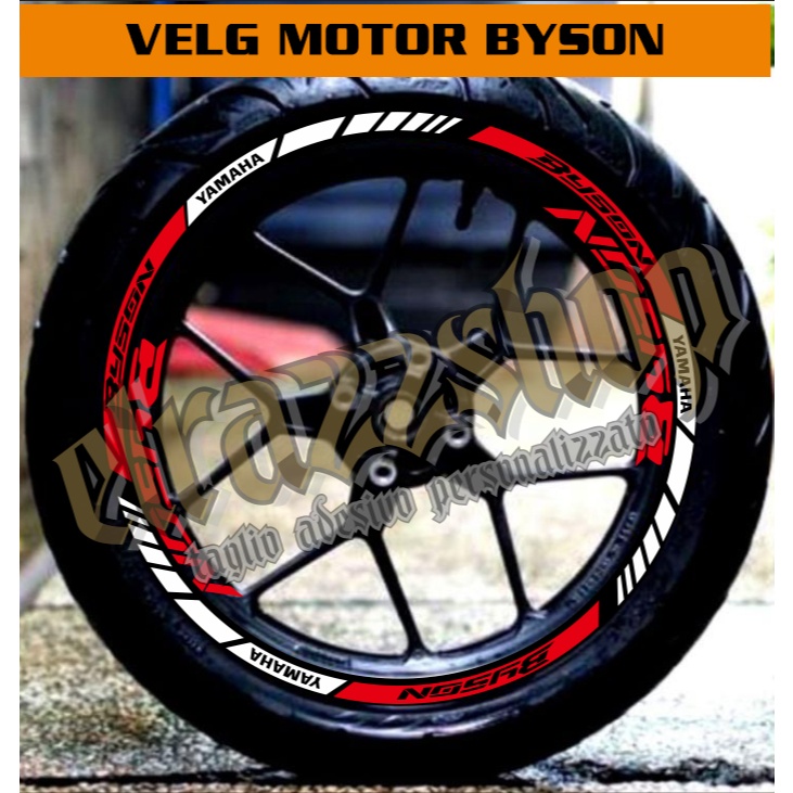 Stiker byson Stiker velg yamaha byson