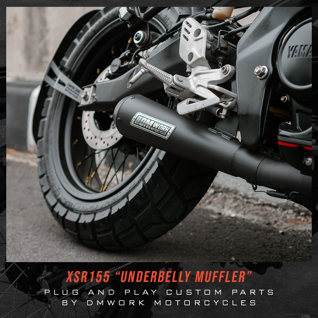 XSR 155 Knalpot Fullsystem - Underbelly / Knalpot Motor / Knalpot Bawah / Knalpot Caferacer / Knalpo