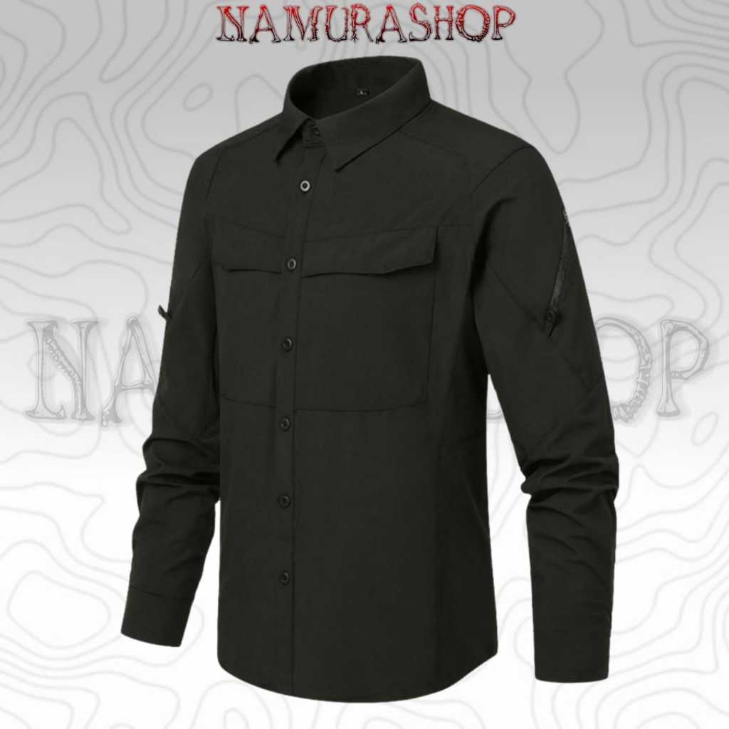 [K.OUTDOOR SPORT] KEMEJA PRIA MODEL TERBARU KEMEJA SPORT PRIA KEMEJA BAHAN NYLON KEMEJA OUTDOOR PRIA