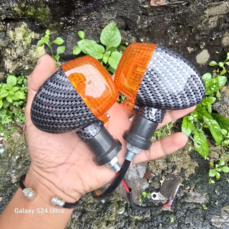 Sein Ninja R SS Model Carbon Lampu Sen Carbon Ninja R Ninja SS