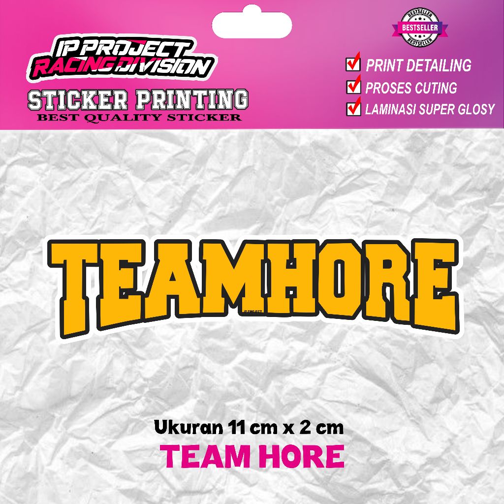 

STICKER STIKER PRINTING TEAM HORE VIRAL FYP AESTHETIC IP PROJECT