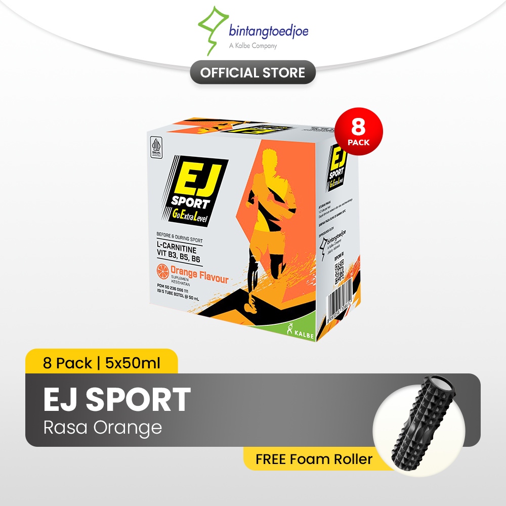 

EJ Sport Orange 8 Pack (40 Tube) - Energy Gel