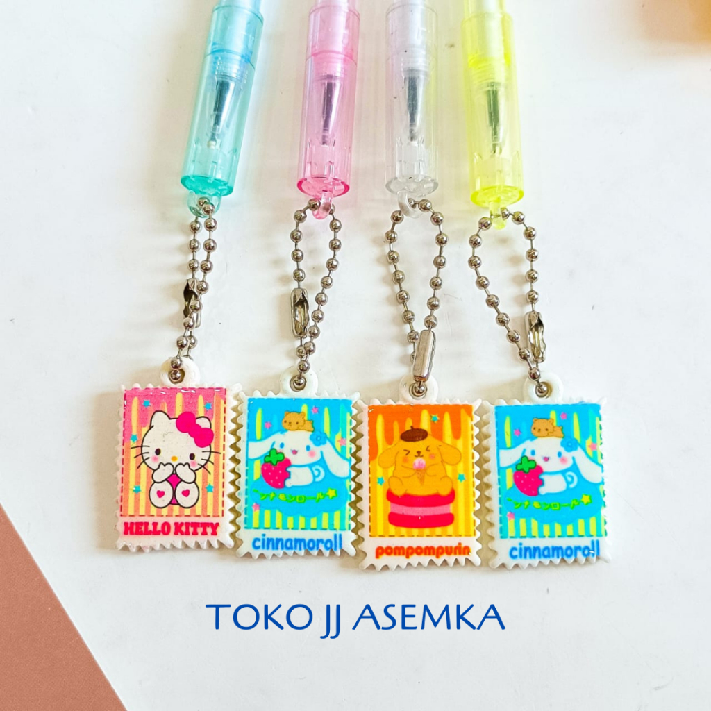 

PULPEN MURAH GANTUNGAN PAPAN NAMA SANRIO HELLO KITTY CINNAMOROLL PURIN BOLPEN PULPEN PEN ATK COD